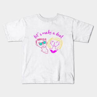 let's make a deal neon style Kids T-Shirt